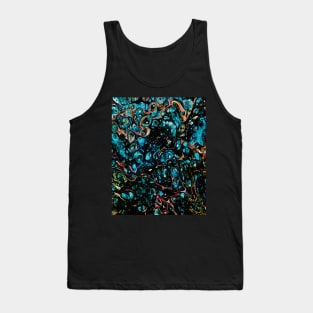 under the sea acrylic pour Tank Top